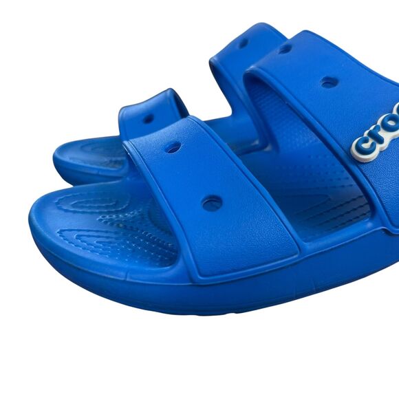 Crocs Classic Double Strap Slides Rubber Shoes Unisex M 10 / W 12 Slip On Sandal - Picture 8 of 16
